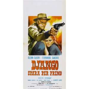  Django Shoots First Movie Poster (13 x 28 Inches   34cm x 