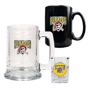 Pittsburgh Pirates MLB 15oz Tankard 15oz Ceramic Mug & 2oz Shot Glass 
