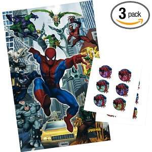  Amazing Spider Man Party Game, 2.64 Ounce Packages (Pack 