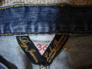 LUCKY BRAND Relaxed Bootleg Mens Denim Jeans size 36  
