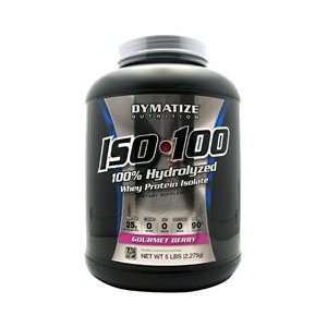  Dymatize Iso 100   Gourmet Berry   5 lb Health & Personal 