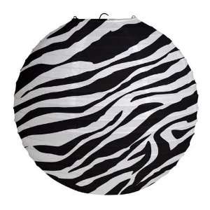  Zebra Lantern Recycled Paper