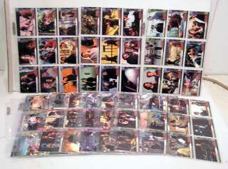 THE COMPLETE HIGHLANDER Trading Card Set of 129 Cards in Plastic Pages 