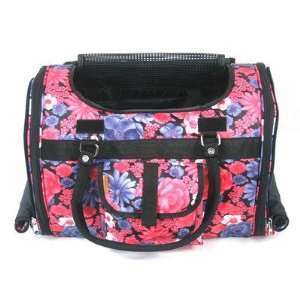   Pets 599VF Deluxe Carrier For Small Pets   Vintage Flower Pet