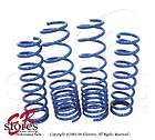 Blue Lowering Springs Front and Rear 4pcs Toyota Corolla 09 10 11 12 
