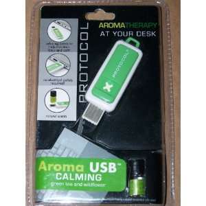  AromaTherapy At Your Desk Aroma USB Calming Green Tea and Wildflower