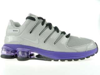 NIKE SHOX AIR LUNAR NZ NEW Mens Grey Purple $150 Running Shoes Size 10 