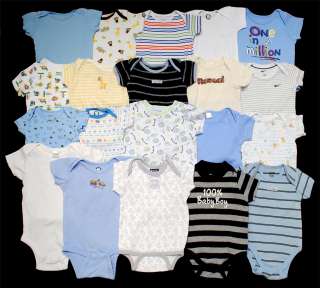 BABY BOY CLOTHES LOT ONESIES NIKE CALVIN OLD NAVY 3 6 MONTHS 6 MONTHS 