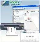   800N COLOR ID BUSINESS CARD SCANNER / SCAN DIRECTLY INTO OUTLOOK