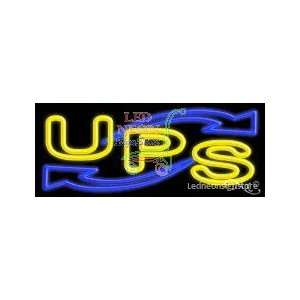  UPS Neon Sign 13 inch tall x 32 inch wide x 3.5 inch Deep 