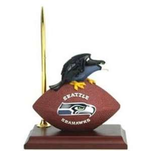  Seattle Seahawks Desk Clock & Pen Set