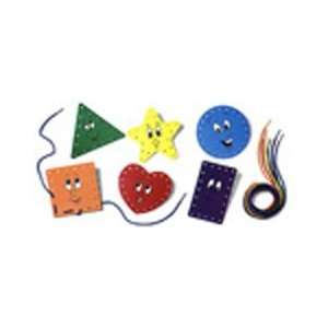  LACE TRACE N PLAY COLORS SHAPES 6 SHAPES AGES 3 TO 6 Toys 