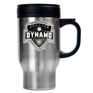  MLS HOUSTON DYNAMO 16oz Stainless Steel Travel Mug   Primary Team 