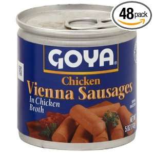 Goya Chicken Vienna, 5 Ounce Units (Pack of 48)  Grocery 