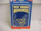 University of West Virginia Mountianeers football single light switch 