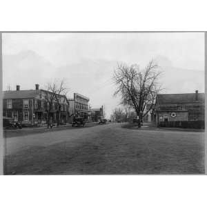 Main Street,buildings,commercial roads,automobiles,Port Jefferson,New 