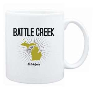  New  Battle Creek Usa State   Star Light  Michigan Mug 