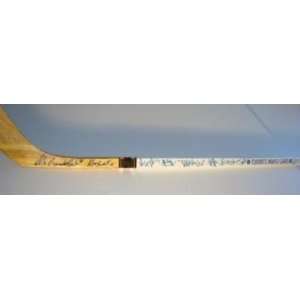  1992 93 Toronto Maple Leafs Team 20 SIGNED Stick   Autographed NHL 