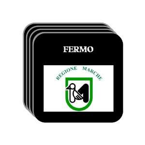  Italy Region, Marche   FERMO Set of 4 Mini Mousepad 