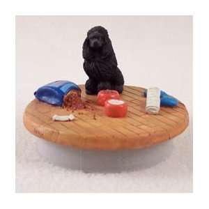  Black Poodle Candle Topper Tiny One A Day at Home