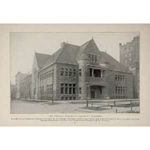  1902 Chicago Historical Society Building Cobb Print 