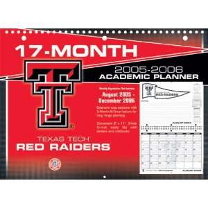 Texas Tech Red Riders 2006 8x11 Academic Planner  Sports 