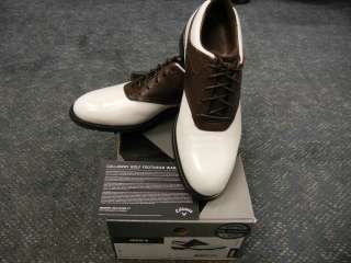 New Callaway FT Chev Saddle Golf Shoes, Sizes 9M to 11.5M  