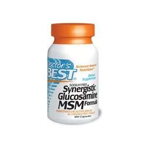  Drs Best Synergistic Glucosamine/MSM Formula, 180 caps 