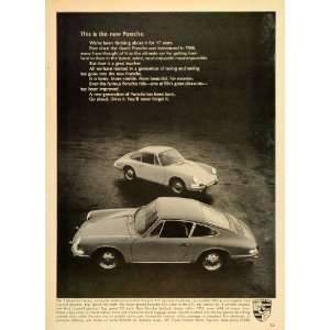   Ad Porsche 911 6 Cylinder Automobile Vintage Car   Original Print Ad