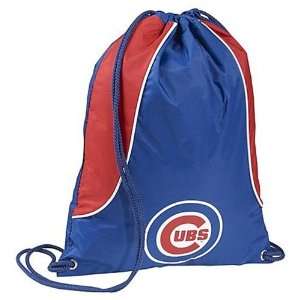 Chicago Cubs Red Blue Drawstring Logo Book Bag by Concept 