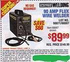 COUPON Harbor Freight CHICAGO ELECTRIC 90 AMP WELDER $89.99 EXP8/1/12