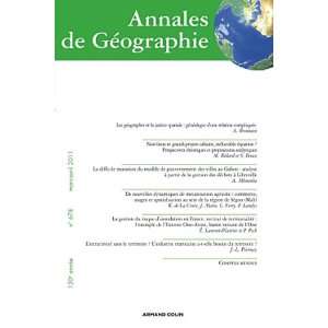  Annales de GÃ©ographie, NÂ° 678, Mars avril 2 (French 
