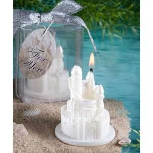  Happily Ever After Castle Design Candle Favors (Qty. 24 