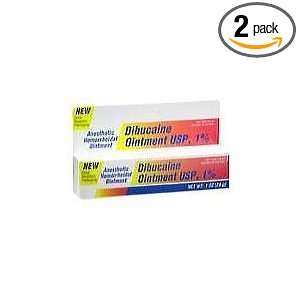 Dibucaine Ointment 1% USP,Anesthetic Hemorrhoids Ointment   1 Oz (Pack 