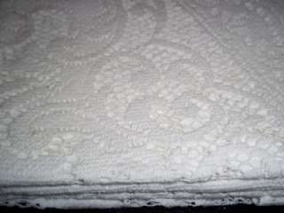 WHITE ROUND TABLECLOTH LACE COTTON 70 ROUND WTCF38  