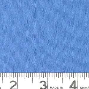  64 Wide Interlock Knit Medium Blue Fabric By The Yard 