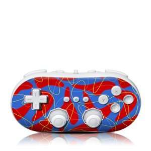  Pajamas Design Skin Decal Sticker for the Wii Classic 