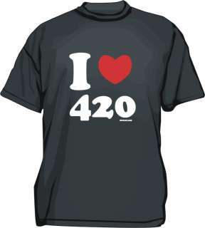 Heart (LOVE) 420 Mens tee Shirt PICK SIZE & COLOR  