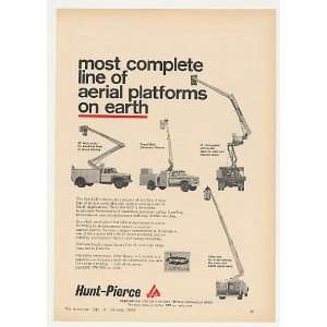  1969 Hunt Pierce Servi Lifts Mobile Aerial Lifts Print Ad 