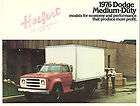 1976 Dodge MEDIUM DUTY Truck Brochure D500,D600,D700,D800,W600,D 