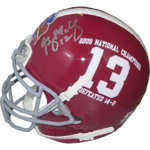  Greg McElroy Autographed/Hand Signed Alabama Crimson Tide 