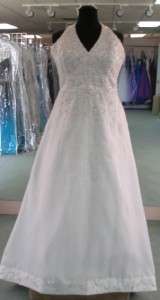 Orig $649 MORI LEE White Plus size 24 FORMAL BRIDAL GOWN WEDDING DRESS 