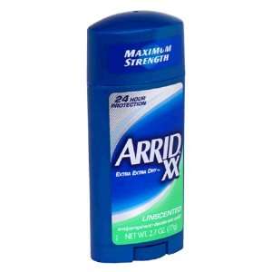   Dry Antiperspirant/Deodorant Solid, Unscented For Men and Women 2.7 oz