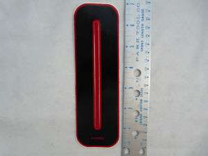 NOS BMX number plate Numbers Haro # 0 black red ZERO  