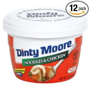 Dinty Moore Noodles & Chicken, 7.5 Ounce Units (Pack of 12)  