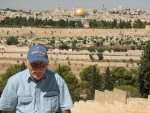 Jack Kaufman at the Mount of Olives in Israel.
