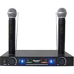 Acesonic VHF 8012 Dual Rechargeable Wireless Microphone System 