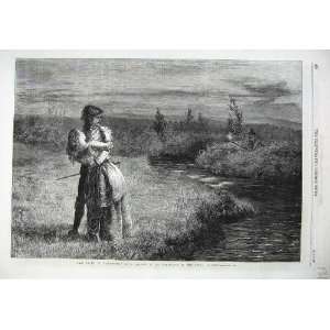    Fine Art 1869 Fair Helen Kirkconnel Man Woman River