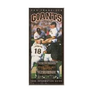  San Francisco Giants 1998 Media Guide