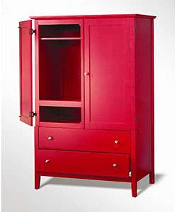 Kylie Red Armoire  